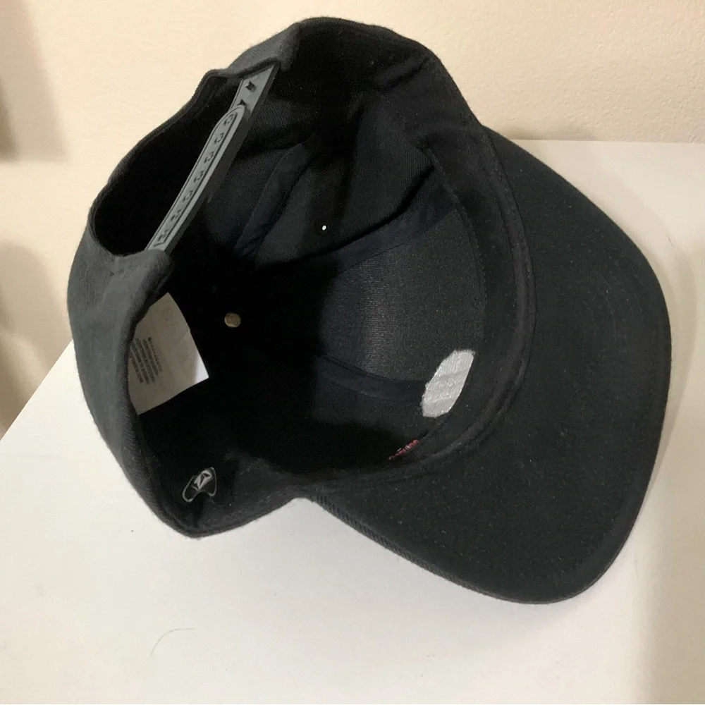 Volcom Circle Stone Quarter Twill Flat Bill Hat Black
